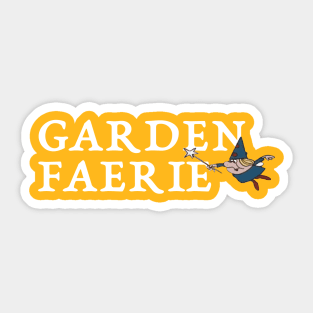 garden faerie ( are you one? ) Sticker